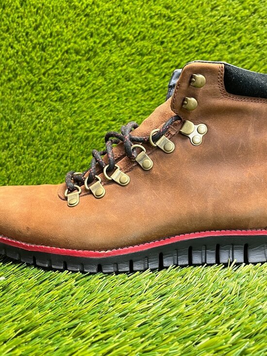 Cole Haan ZeroGrand Hiker Mens Size 8 Brown Outdoor Waterproof Hiking Boots